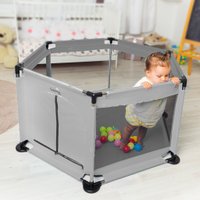 Игровой манеж Solmax&Kids ZV97981 (серый)