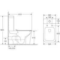Унитаз напольный Vincea Q-Line VT2-12T