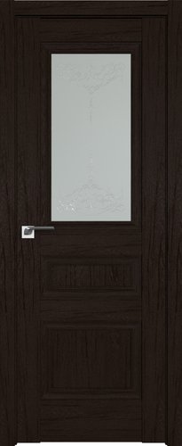 ProfilDoors 2.39XN R 80x200 (дарк браун, стекло франческа кристалл)