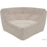 Элемент модульного дивана Лига диванов Холидей люкс 105678 (велюр, бежевый)