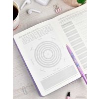 Ежедневник Escalada Лайка 63967 (164 л, сиреневый)