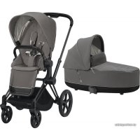 Универсальная коляска Cybex Priam 2020 (soho grey, рама черная матовая)