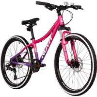 Велосипед Novatrack Katrina 7.D 24 2025 24AHD.KATRINA.12VPR5 (пурпурный/фиолетовый)