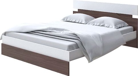 Кровать PROxSON Milton 140x200 (белый/ясень шимо темный)