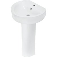 Умывальник Sanita Luxe Best ВКС WB.PD/Best/55-C/WHT.G/S1