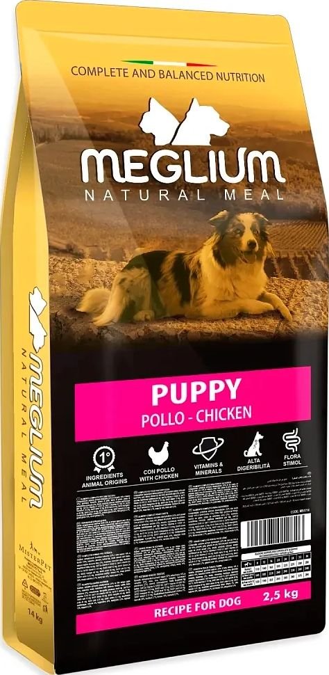 

Сухой корм для собак Meglium Dog Puppy Chicken MS1702 2.5 кг