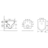 Унитаз подвесной WeltWasser Merzbach 041 XL GL-WT