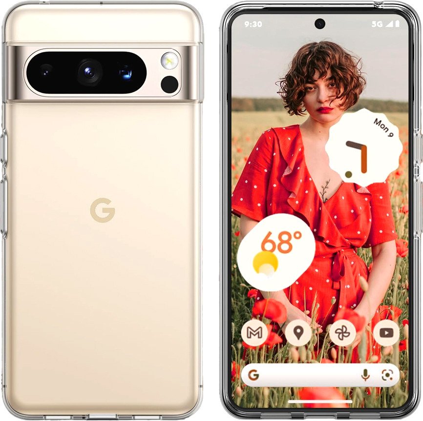 

Чехол для телефона KST SC для Google Pixel 8 Pro (прозрачный)