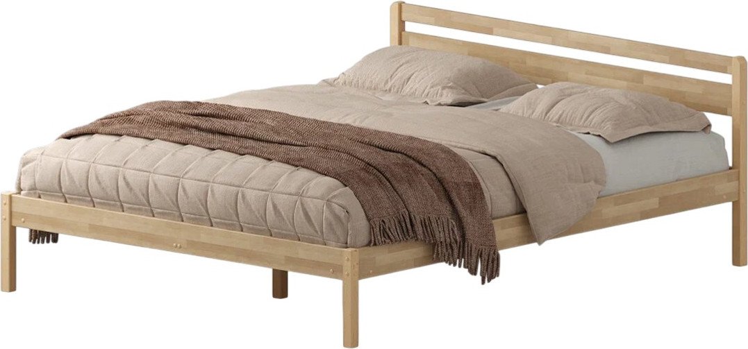 

Кровать Домаклево Лето 140x190+Н3 (натуральный)