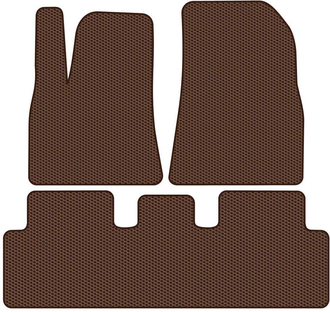 

Комплект ковриков для авто Alicosta Tesla Model 3 I (седан / Электро) 2023 - Н.В. (коричневый, сота)