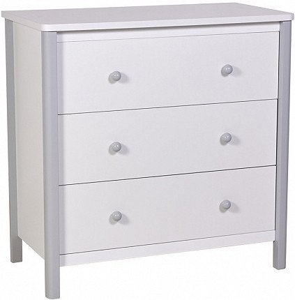 

Детский комод Polini Kids Simple 3501 0002769.55 (белый/серый)