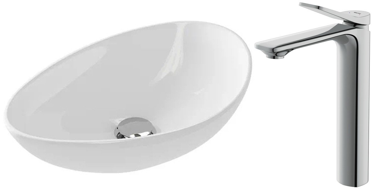 Умывальник Cersanit Moduo 55 Leaf 63571 + 63054
