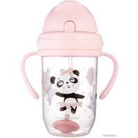 Поильник Canpol babies Exotic Animals 56/606 (270 мл, розовый)