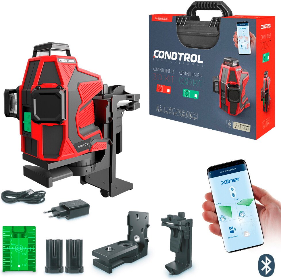 Лазерный нивелир Condtrol Omniliner G3D Kit