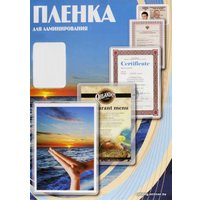 Пленка для ламинирования Office-Kit глянцевая 80x111 мм 125 мкм 100 шт PLP10910