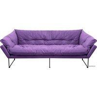 Диван Brioli Анико трехместный (велюр, luna 34)