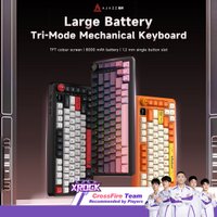 Клавиатура Ajazz AK820 Max Plus (оранжевый/белый, Ajazz Avocado)