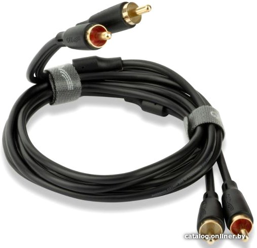 Кабель QED QE8107 RCA - RCA (3 м, черный)