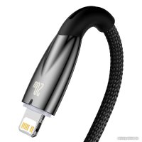 Кабель Baseus Glimmer Series USB Type-C - Lightning (2 м, черный)