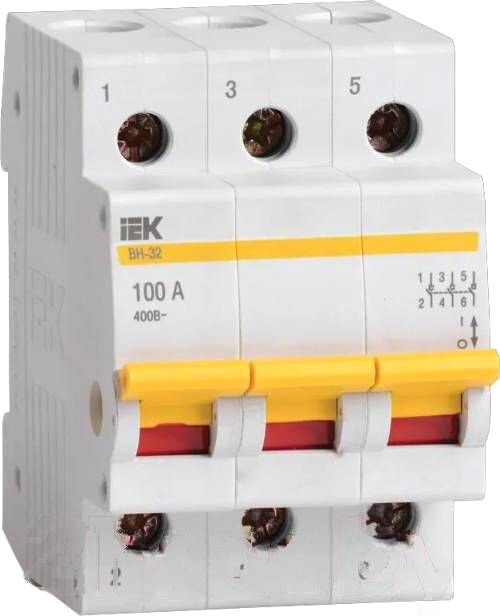 

Выключатель нагрузки IEK ВН-32 3Р100А MNV10-3-100