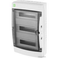 Бокс пластиковый Elektro-Plast GALANT 3x12M, N 2x 8x16+6x10mm2, PE 4x 2x16+12x10mm2, дымчатая пласт. дверь, светло-серый RAL7035, 563x323x160mm, IP65