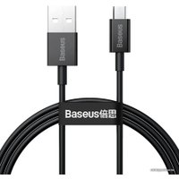 Кабель Baseus CAMYS-01 USB Type-A - microUSB (1 м, черный)