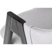 Стул с подлокотниками Mio Tesoro Луна DC-048A (серый/черный)