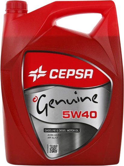 

Моторное масло CEPSA Genuine Synthetic 5W-40 4л
