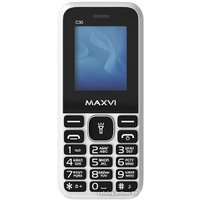 Кнопочный телефон Maxvi C30 (белый)