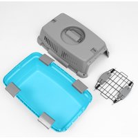 Переноска Sima-Land Неон 9343368 (серый/голубой)