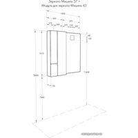  Акватон Зеркало Мишель 57 1A253902MIX40