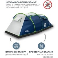 Кемпинговая палатка RSP Outdoors Wild 3 (синий)