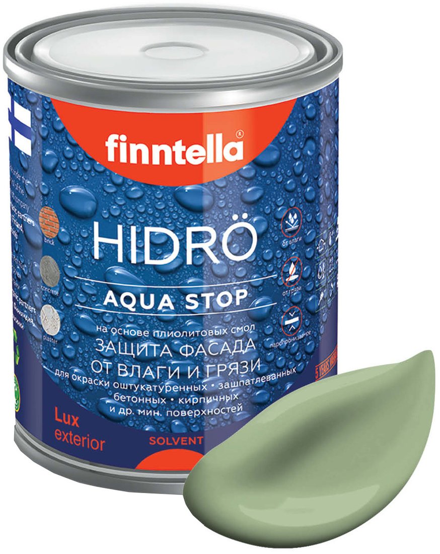 

Краска Finntella Hidro Sypressi F-14-1-1-FL026 0.9 л (зеленый)