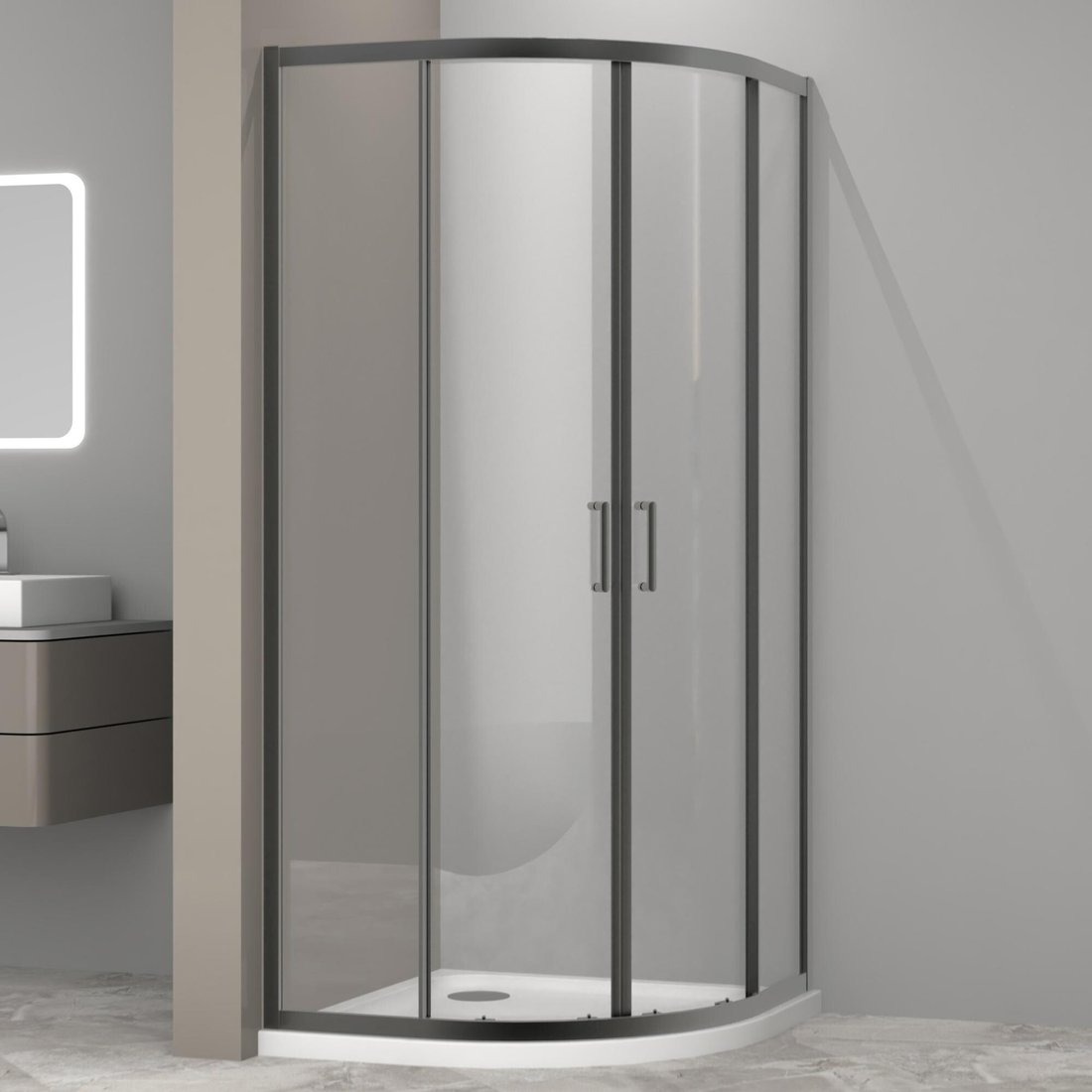 

Душевой уголок Aquabath AB-01S-900-2000-GY