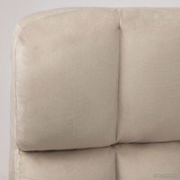 Офисное кресло AksHome Caesar Chrome (вельвет, светло-бежевый)