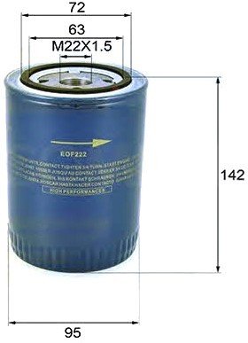 

Масляный фильтр Comline EOF222