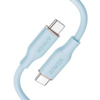 Кабель Anker PowerLine III Flow 643 A8552 USB Type-C - USB Type-C 240W (0.9 м, голубой)