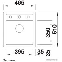 Кухонная мойка Blanco Dalago 45 525869 (черный)