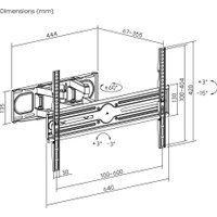 Кронштейн для телевизора Roome LPA85-466-R