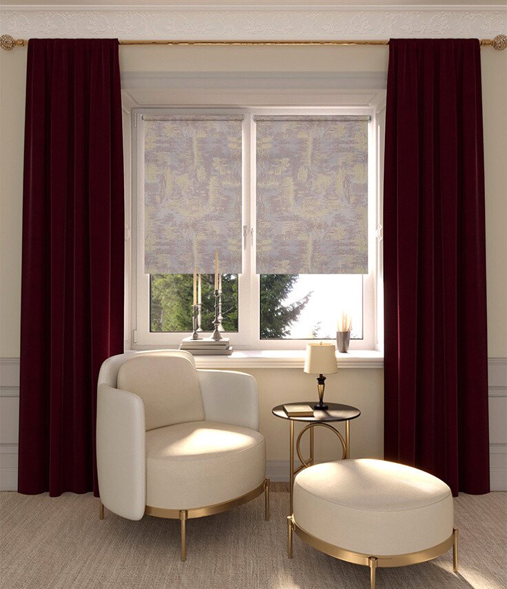 

Мини рулонные шторы Legrand Марко 38x175 (трюфель)