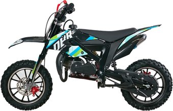 Мотоцикл Kayo DBR SX50-A 2T (черный/голубой)