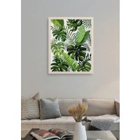 Картина по номерам PaintLine Тропические листья PL-00153