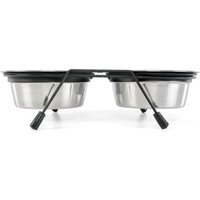 Миски на подставке ZooZooZoo на подставке SWT-6010-780 (черный)