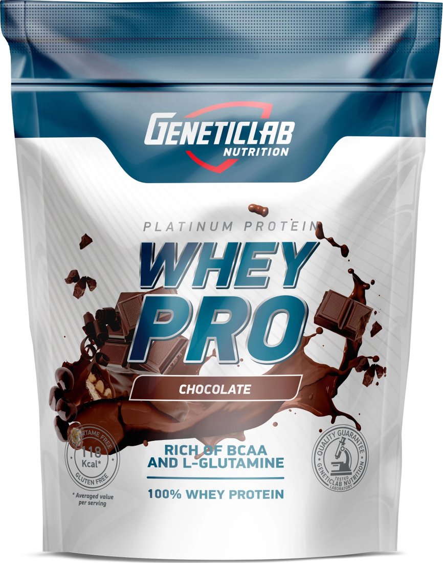 

Протеин сывороточный (концентрат) Geneticlab Whey Pro (1000 г, шоколад)