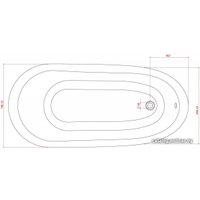 Ванна Astra-Form Роксбург 170x79