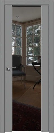 Межкомнатная дверь ProfilDoors 8U R 80x200 (манхэттен/триплекс зеркальный)