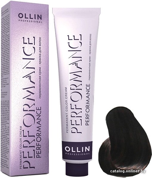 Крем-краска для волос Ollin Professional Performance 5/1 светлый шатен пепельный
