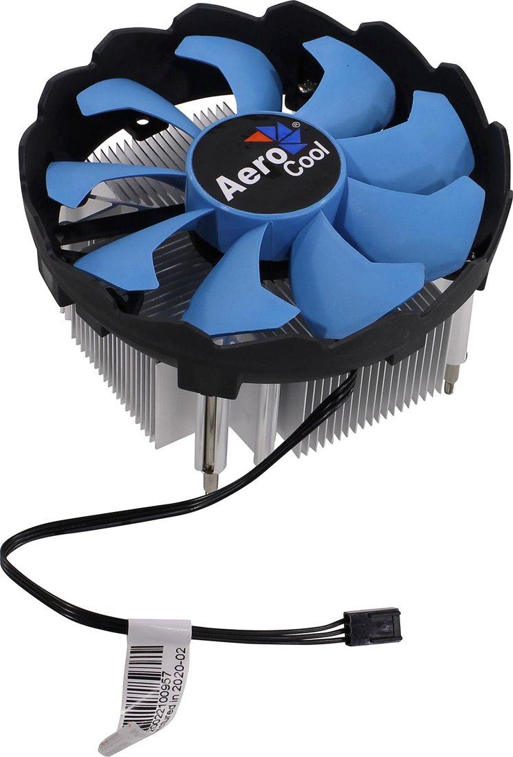 

Кулер для процессора AeroCool BAS (синий)