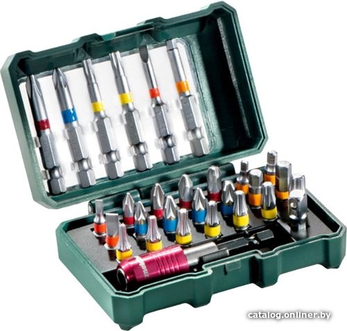 Набор отвертка с битами Metabo 626710000 (29 предметов)