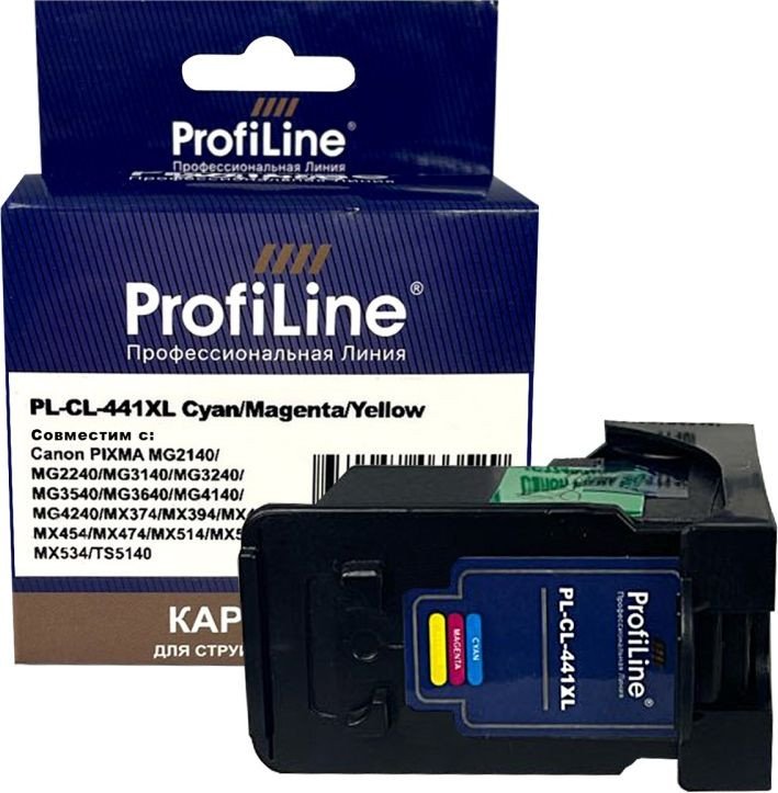 

Картридж ProfiLine PL-CL-441XL (аналог Canon CL-441XL_C/M/Y)